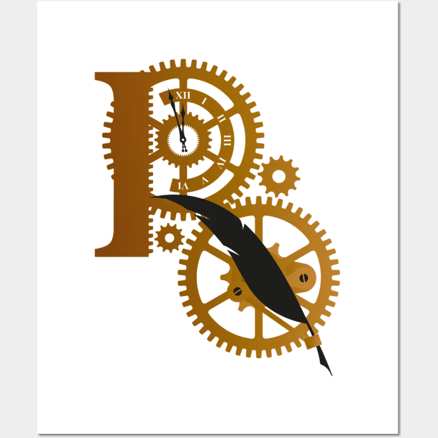 Rusty Quill Logo #2 (Light Print) Wall Art by Rusty Quill